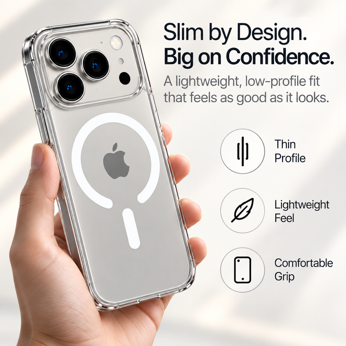 Clear Magsafe Case for iPhone 18 Pro & Pro Max