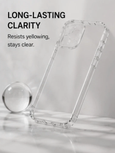 Crystal Clear Case for iPhone 15 Pro & Pro Max